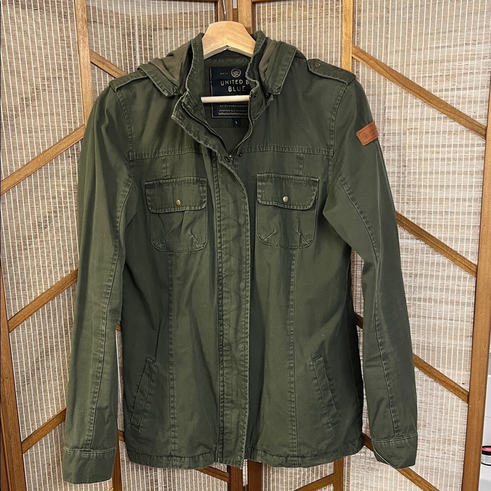 United By Blue Olive Military Jacket